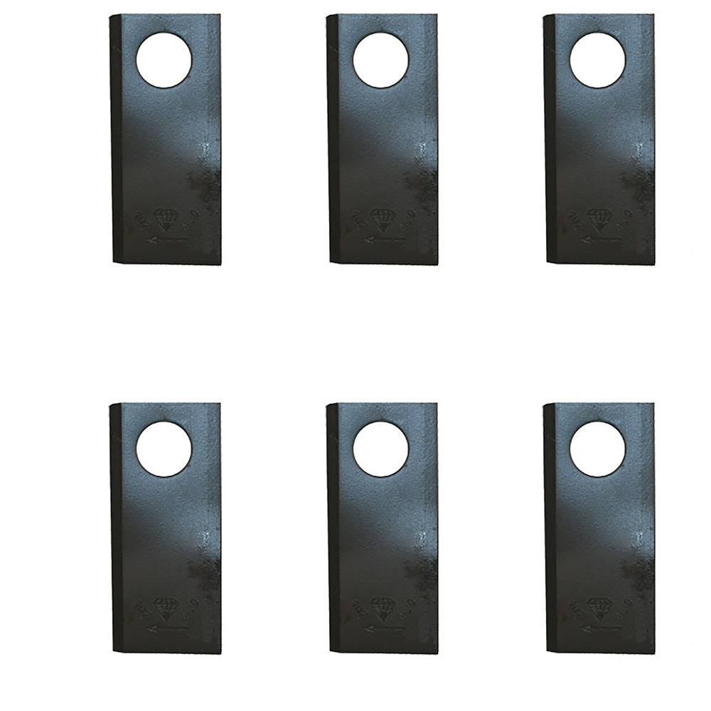 (6 Pack)- Disc Mower Blades 9847683 Fits Case IH Fits Ford New Holland, Fre