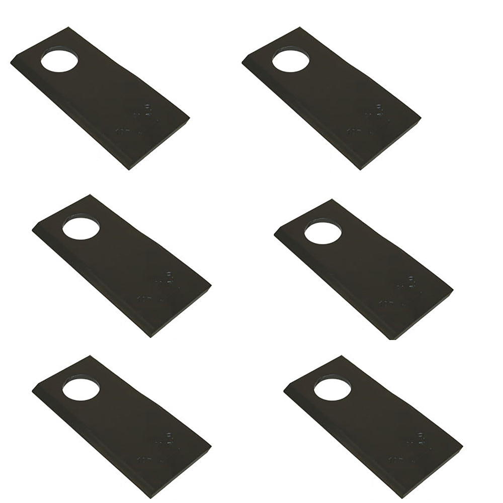 (6 Pack)- Disc Mower Blades 9847683 Fits Case IH Fits Ford New Holland, Fre