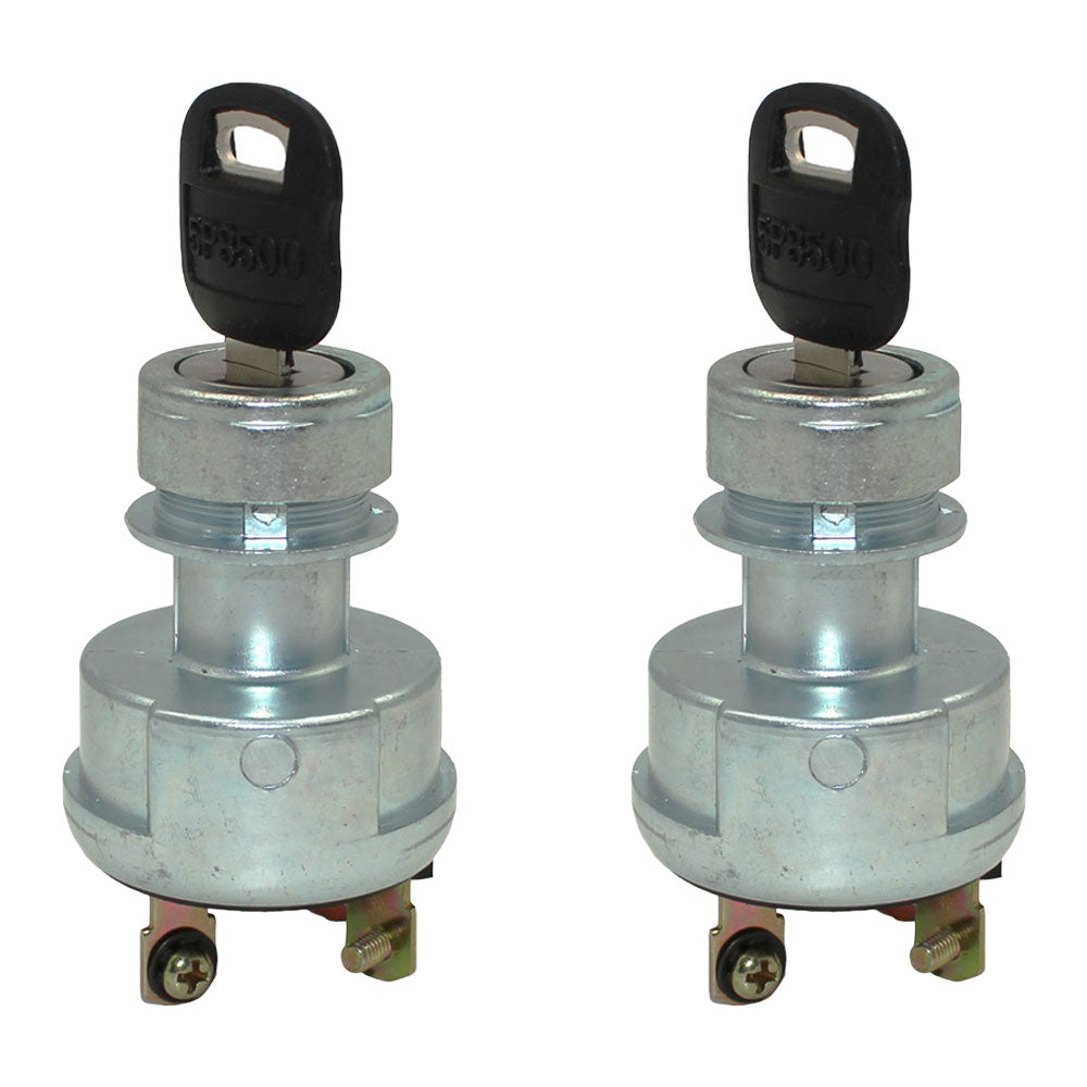 2pk Ignition Key Starter Switch With Key Fits CAT Fits Caterpillar 9G7641 9G-764