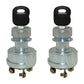 2pk Ignition Key Starter Switch With Key Fits CAT Fits Caterpillar 9G7641 9G-764