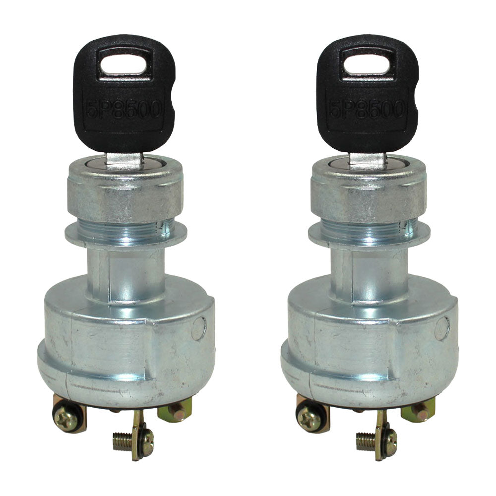 2pk Ignition Key Starter Switch With Key Fits CAT Fits Caterpillar 9G7641 9G-764