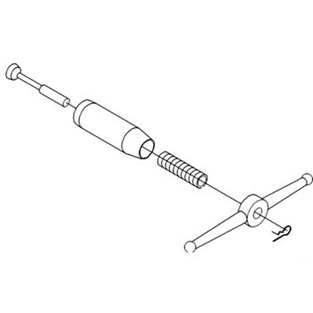 HYDRAULIC CONTROL VALVE W/ HANDLE Fits Massey Ferguson MF TE-20 TEA-20 TED-20