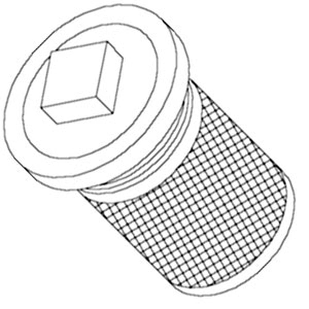 (1) New Oil Pan Plug & Screen Assembly w/ Gasket Fits Ford Tractors 9N6730