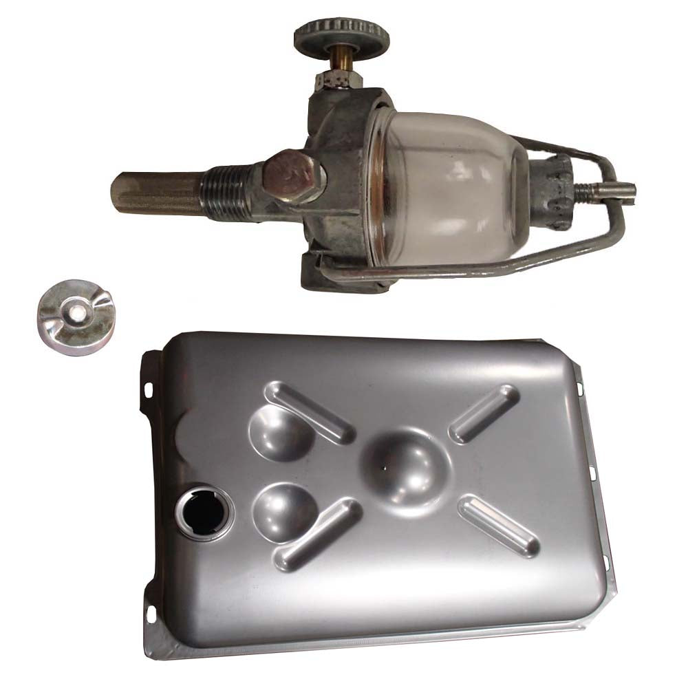 Fuel Tank, Cap, & Sediment Bowl Fits Ford/New Holland Replaces 180141M91