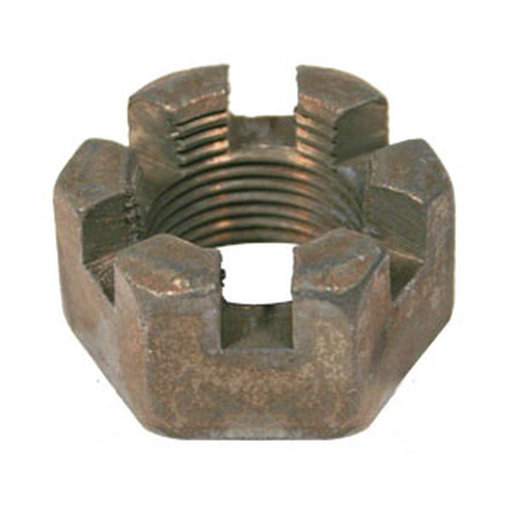 00020900 Nut 1-1/8"-12 Slotted Fits Terrain King Rotary Cutter A-Boom A1300M