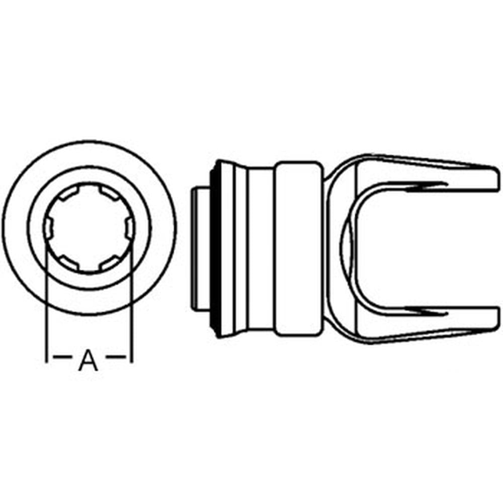 A-100-1206-AI Spring-Lok Tractor Yoke