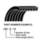 A-1360K6-AI - Micro-Rib V-Belt (136.0" 6 Rib)