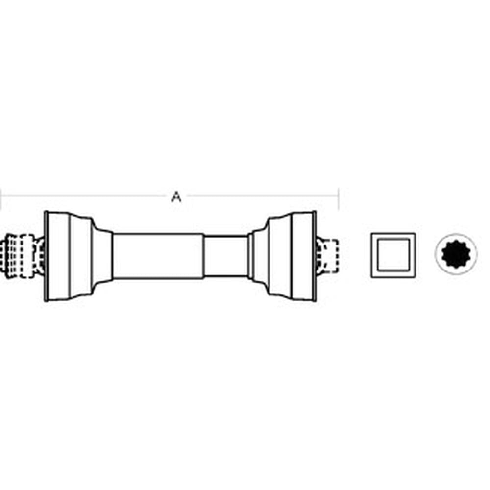 A-14023548-AI Domestic Shafts w/o Yokes