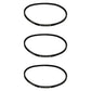 Three (3) 1/2" x 37" Fan Drive Belts 1J730-97010 Fits Kubota Wheel Loaders R530+