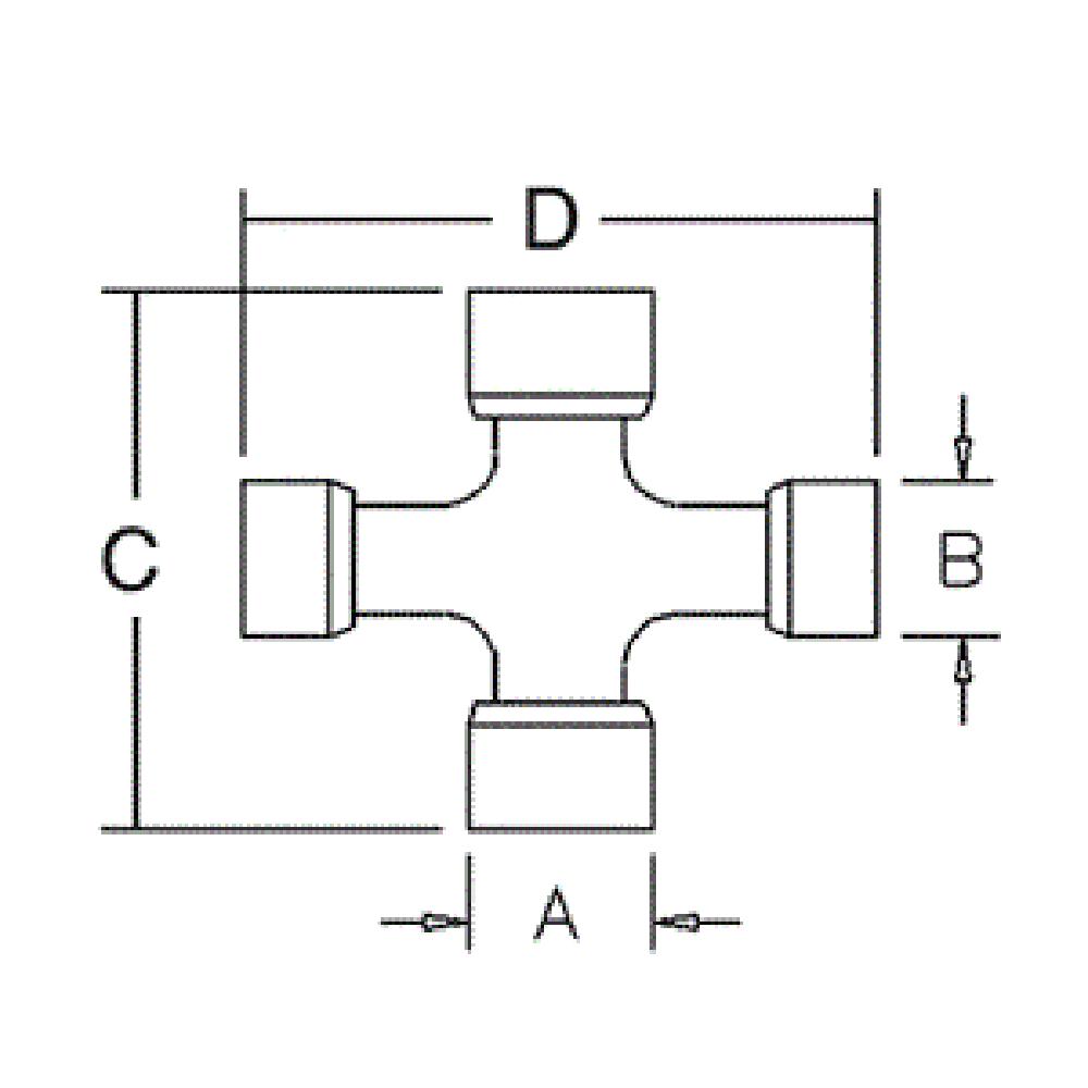 A-201-7989-AI - Cross & Bearing Kit (Extended Lube)