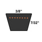 One New 3/8" X 30" Fractional V-Belt B13L300 Fits HVAC Equipment & Appliances