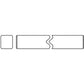 A-D401618-AI Rectangular Shaft
