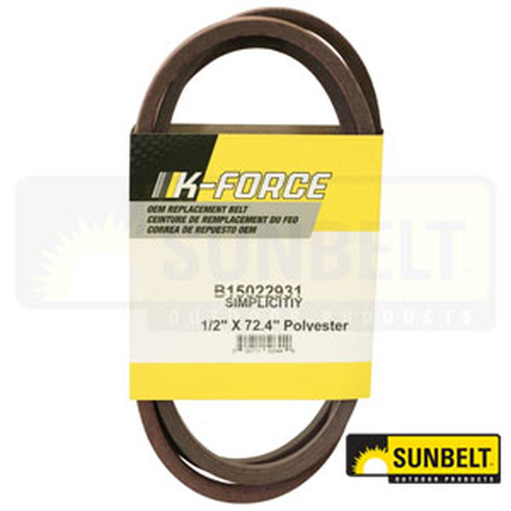 5022931 SIMPLICITY BELT Made With Aramid