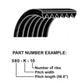 A-510K6-AI - Micro-Rib V-Belt (51")
