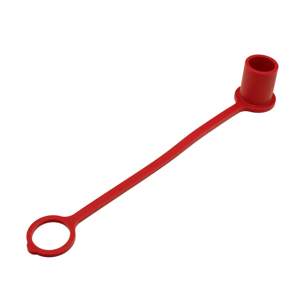 A-5209-4M-RE-P-AI - Red Dust Cap, 1/2"