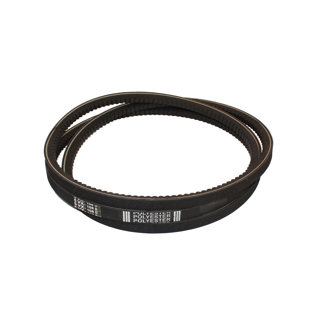 Premium Cogged Wedge V-Belt 5/8" x 108" Polyester Cord Lawn Mower Deck 5VX1080