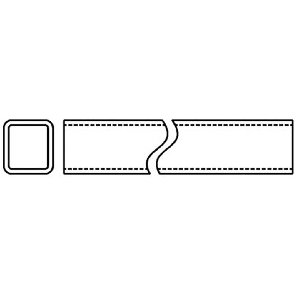 A-604-2022-AI 1 1/4" x  1 3/8 Rectangular O.D.
