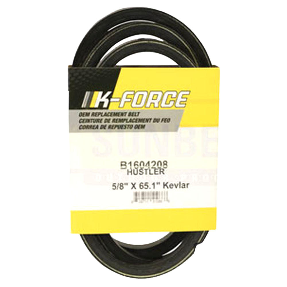 Pump Drive Belt Fits Hustler Replaces 604208 Made With Aramid
