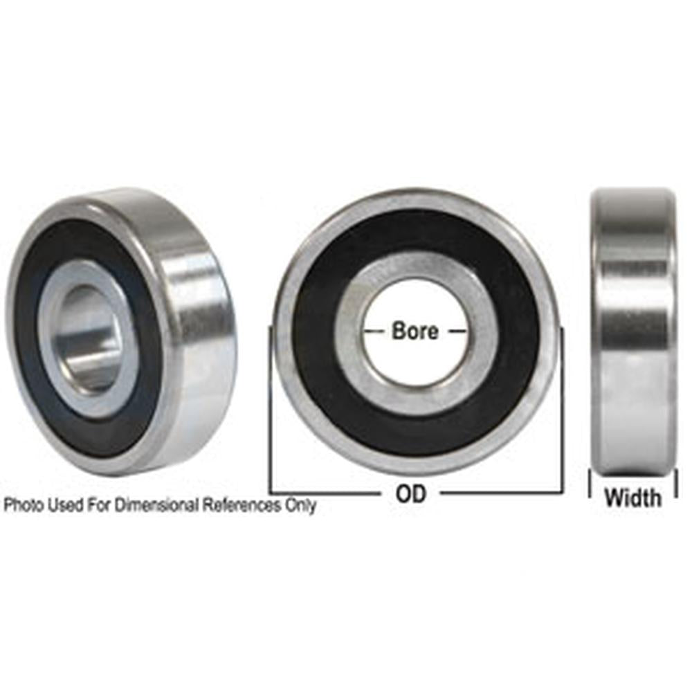 A-6200-2RS-I-AI Bearing, Ball; 6200 Series, Flat Edge