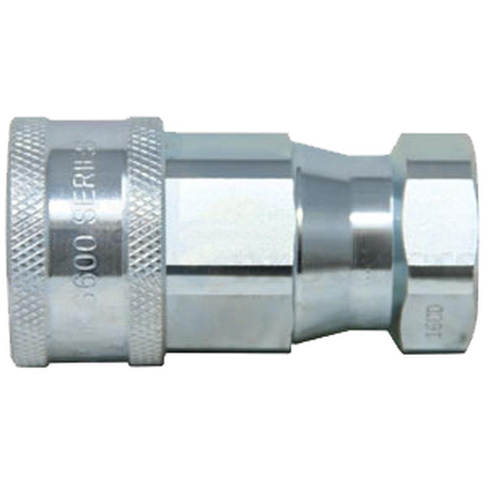A-6601-8-10-P-AI Female Coupler Body