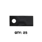 Left Hand Disc Mower Blade (25 Pack) Fits New Idea Replaces 700715576