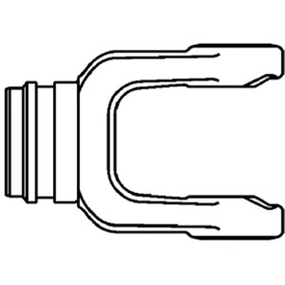 A-D357003-AI Tube Weld Yoke w/ Bearing Groove