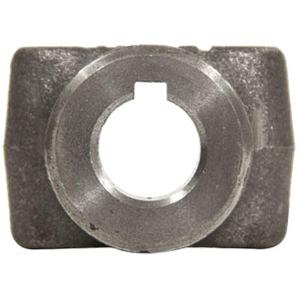A-800-0613-AI Round Bore Implement Yoke (w/ Keyway & Set Screw)