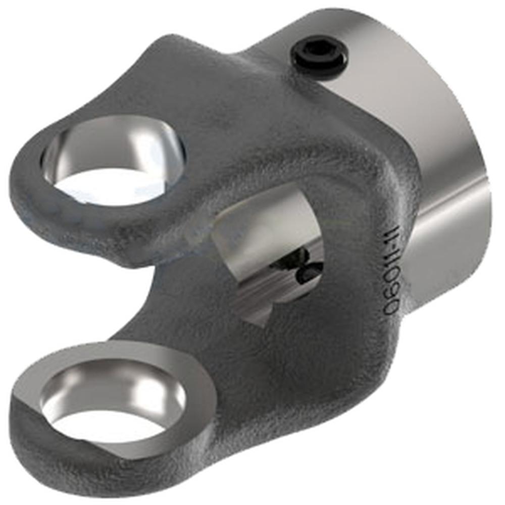 A-806-0518-AI Round Bore Implement Yoke (w/ Double Keyway & Set Screw)