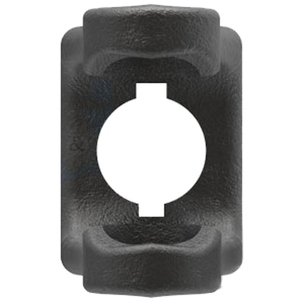 A-806-4424-AI Round Bore Implement Yoke (Double Keyway & Set Screw)