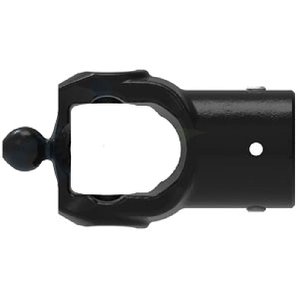 A-851-1420-AI Round Bore Implement Yoke (w/ Keyway & pinhole)