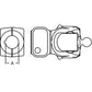 A-857-3520-AI Clamp Implement Yoke (w/ Keyway)