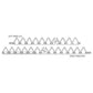 A-861-388 6' (LH), Black 11ga top serrated, Bolt-On