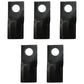 Qty 5: Left Hand Disc Mower Blade Fits Ford/New Holland Replaces 87348084
