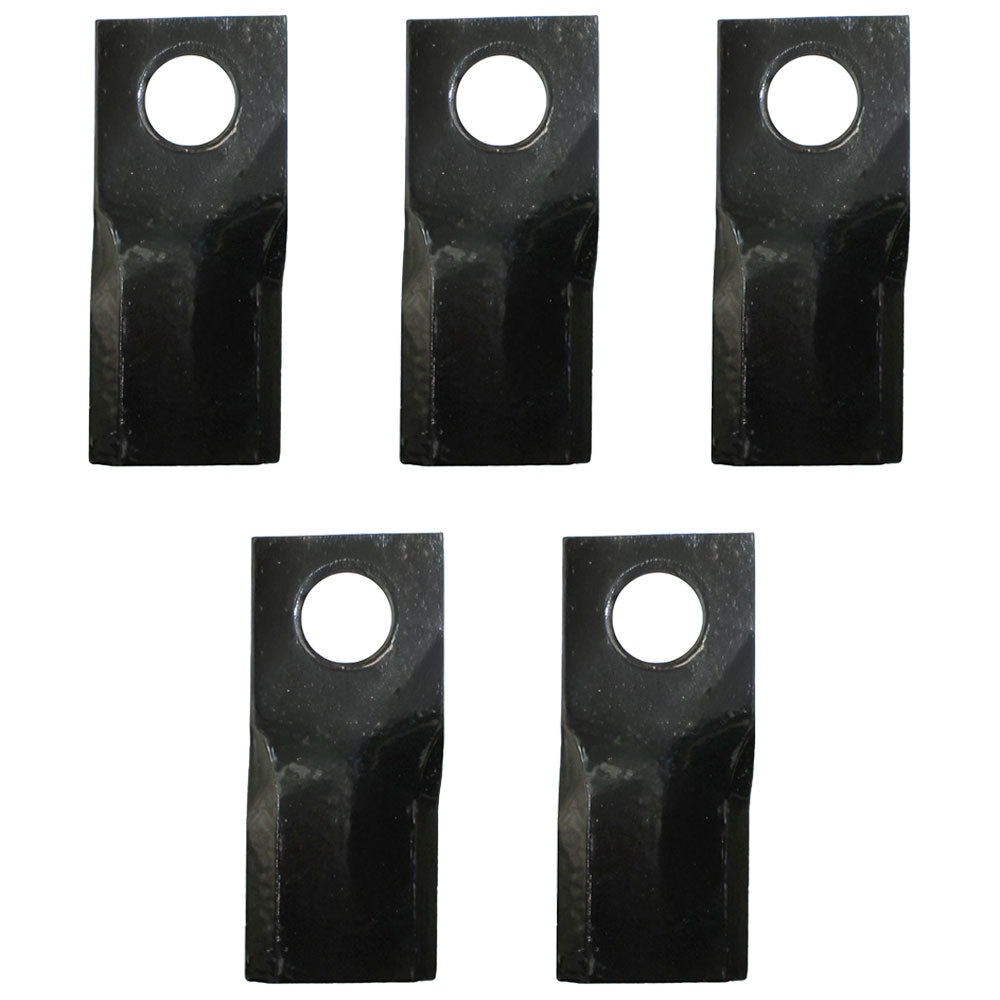 Qty 5: Left Hand Disc Mower Blade Fits Ford/New Holland Replaces 87348084
