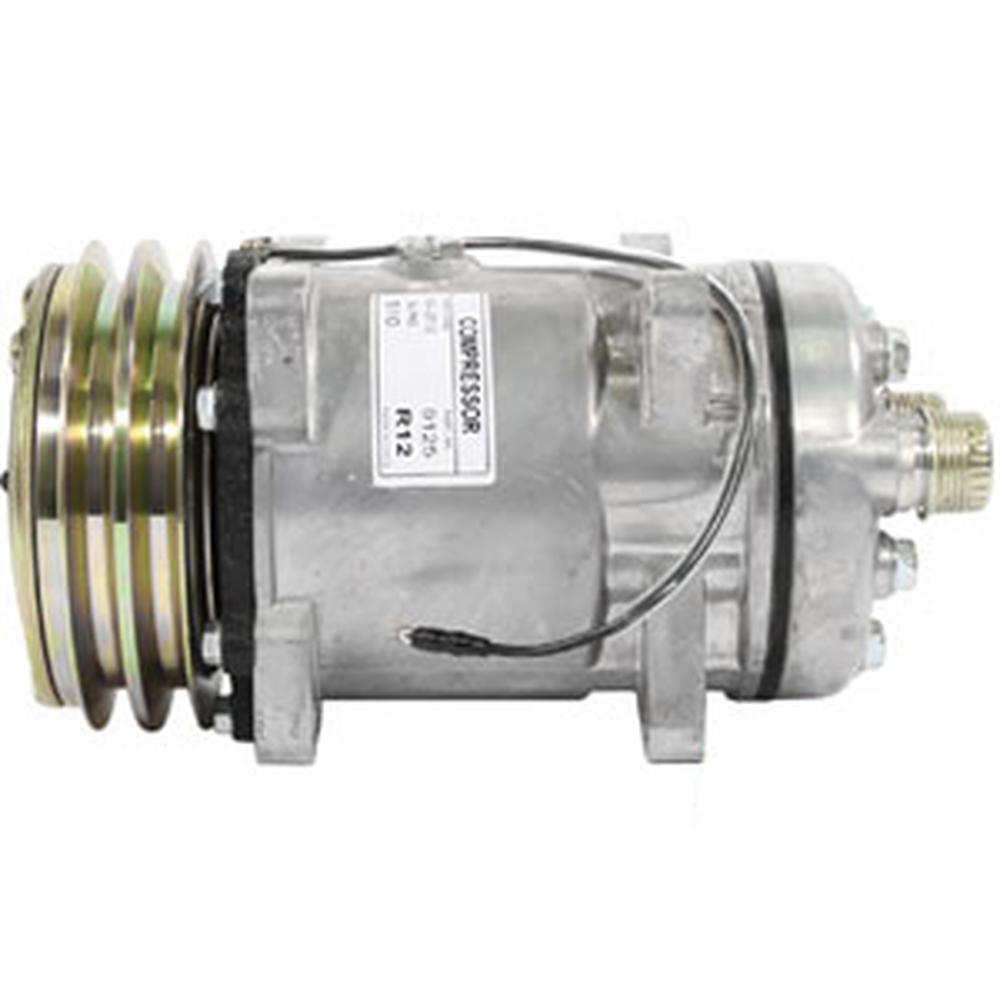 A-9704118-AI Compressor, New, Sanden Style w/ Clutch (9125)
