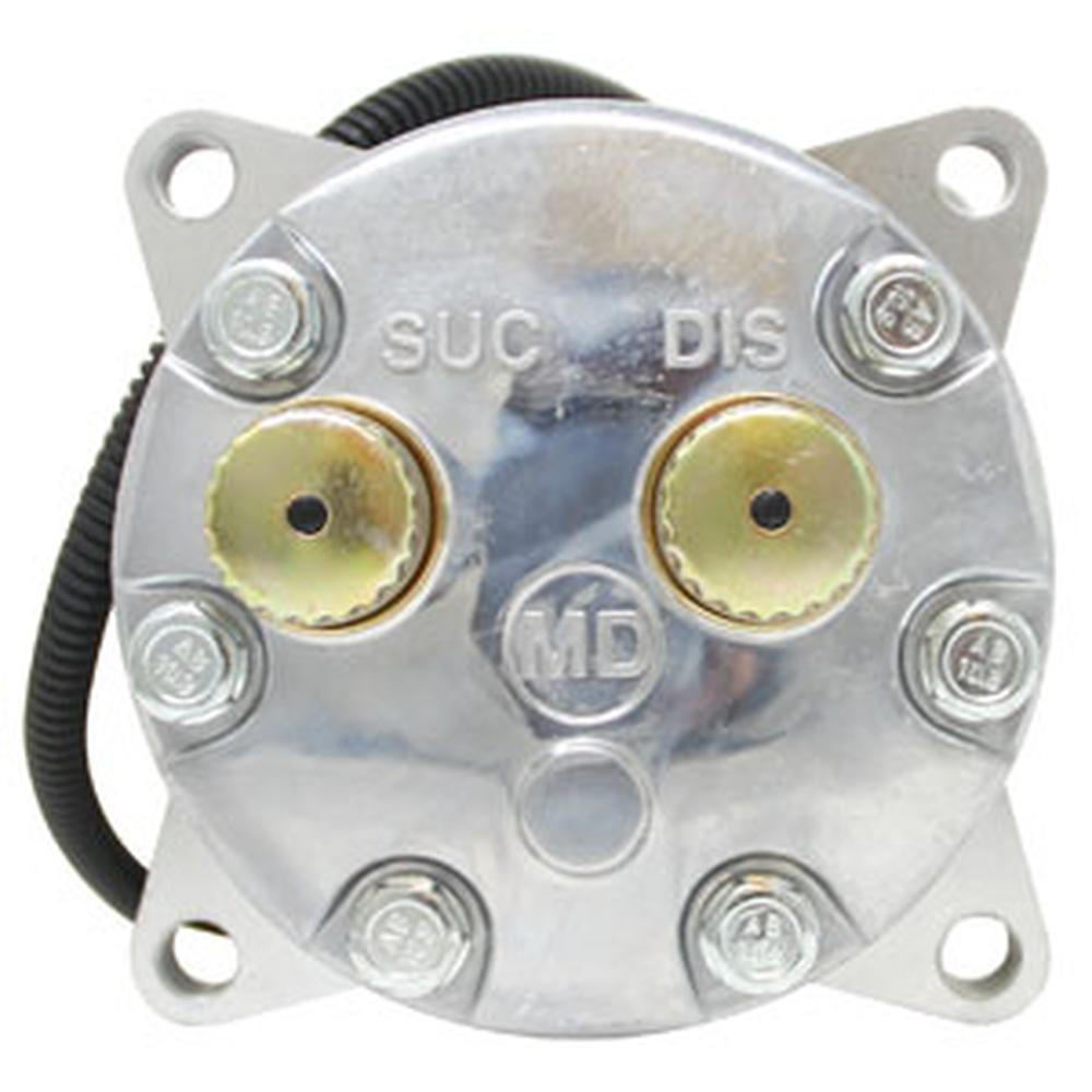 A-97204C1-AI Compressor, New, Sanden Style w/ Clutch (4478)