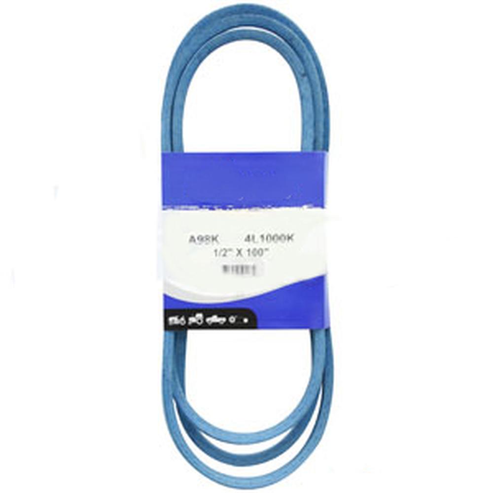 A-A98K-AI Made With Aramid Blue V-Belt (1/2" X 100" )