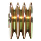 Replacement Pulley 3V Groove Fits Allis Chalmers 20 Series Tractors Bore D .875"