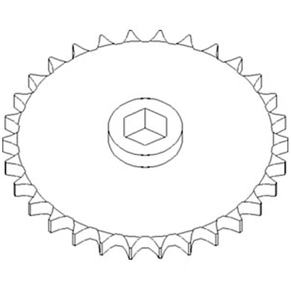AN102027 Sprocket, Row Unit; RH, 30 Tooth / 60 Chain