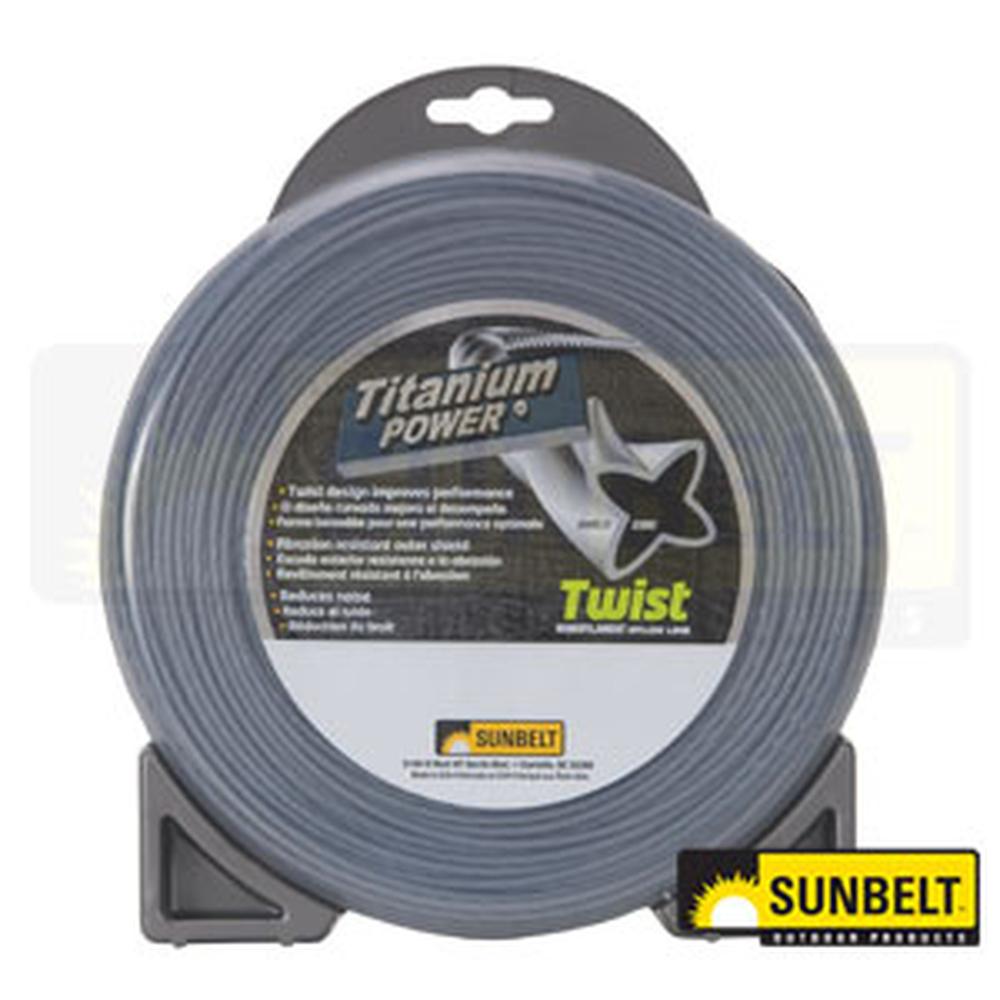 B152130 Titanium Power Trimmer Line, .130" twist