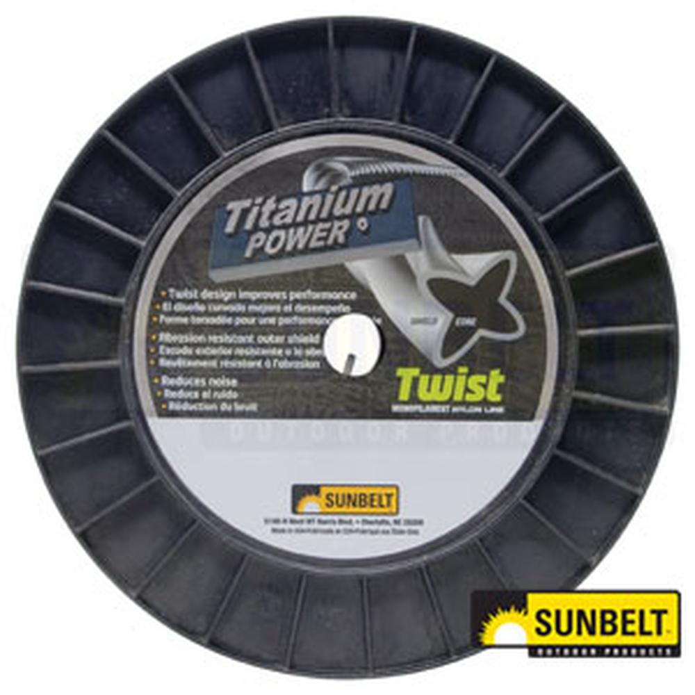 B155130 Titanium Power Trimmer Line, .130" twist