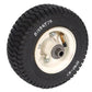 B1FP108 WHEEL-TURF, 9X3.5X4, WHITE, FP