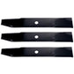 (3) 40" Mower Blades Fits Ariens Requires 3 for 40" Deck 00173800 03498400