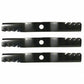 3 Pk. Long Lasting Predator Blade Fits Kubota 72" Deck K5371-99040