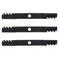 (3 pk.) Extra Durable Predator Blade Fits Kubota RCK72RP-1200Z 72" Cut Deck