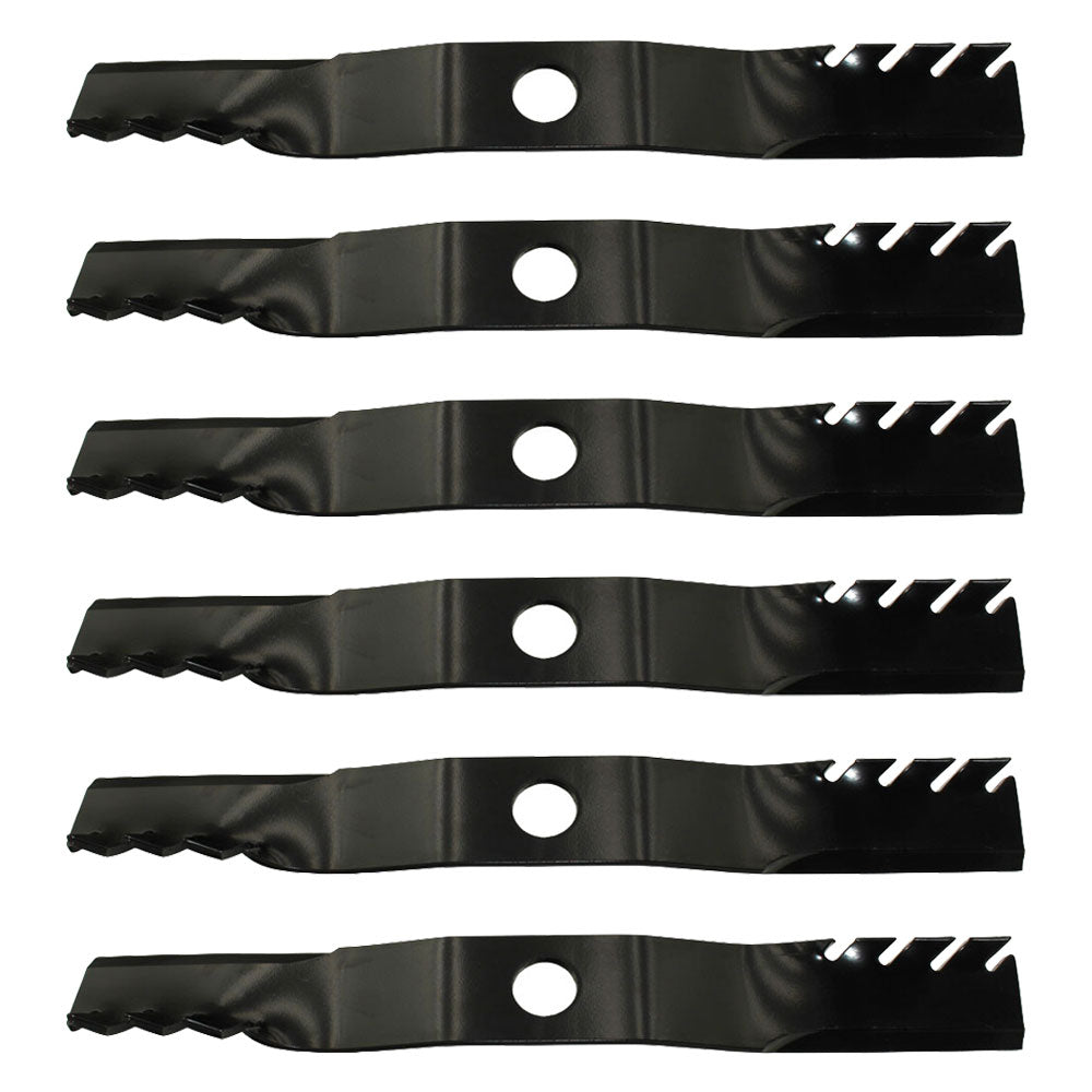 Set of 6 K5955-34360 Heavy Duty Predator Blade Fits Kubota 60" Cut RCK60P-12000Z