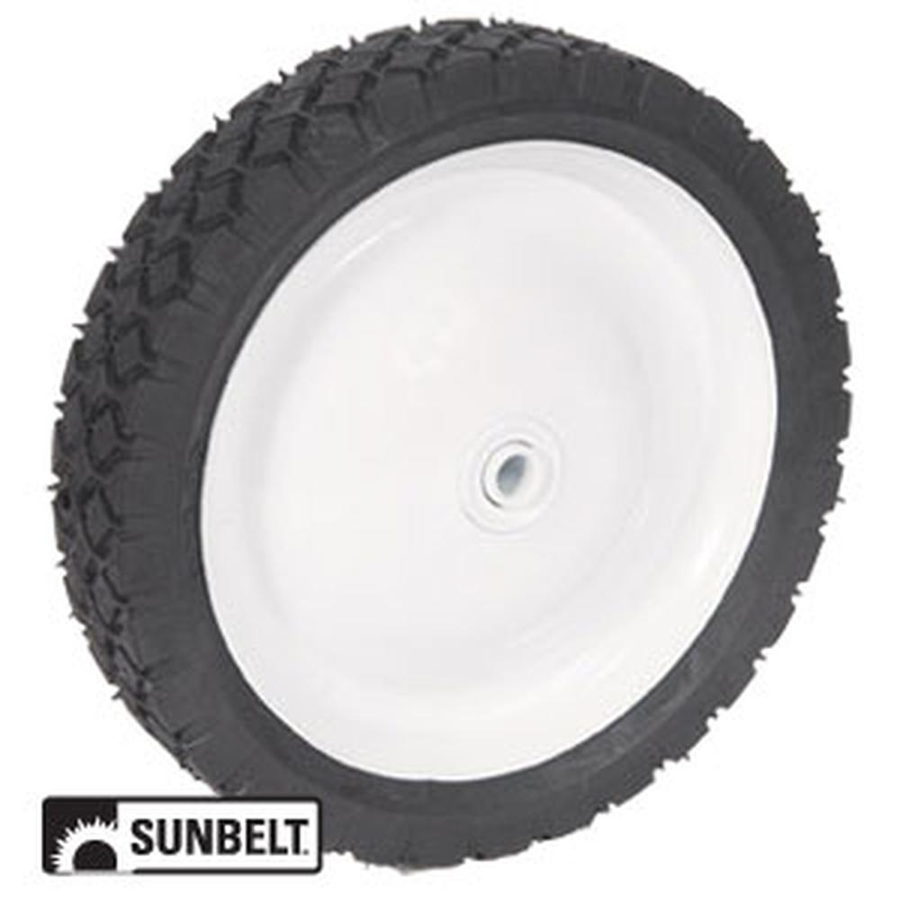 B1SB2986 WHEEL-DECK, 9X1.75, DIAMOND, STEEL-WHITE