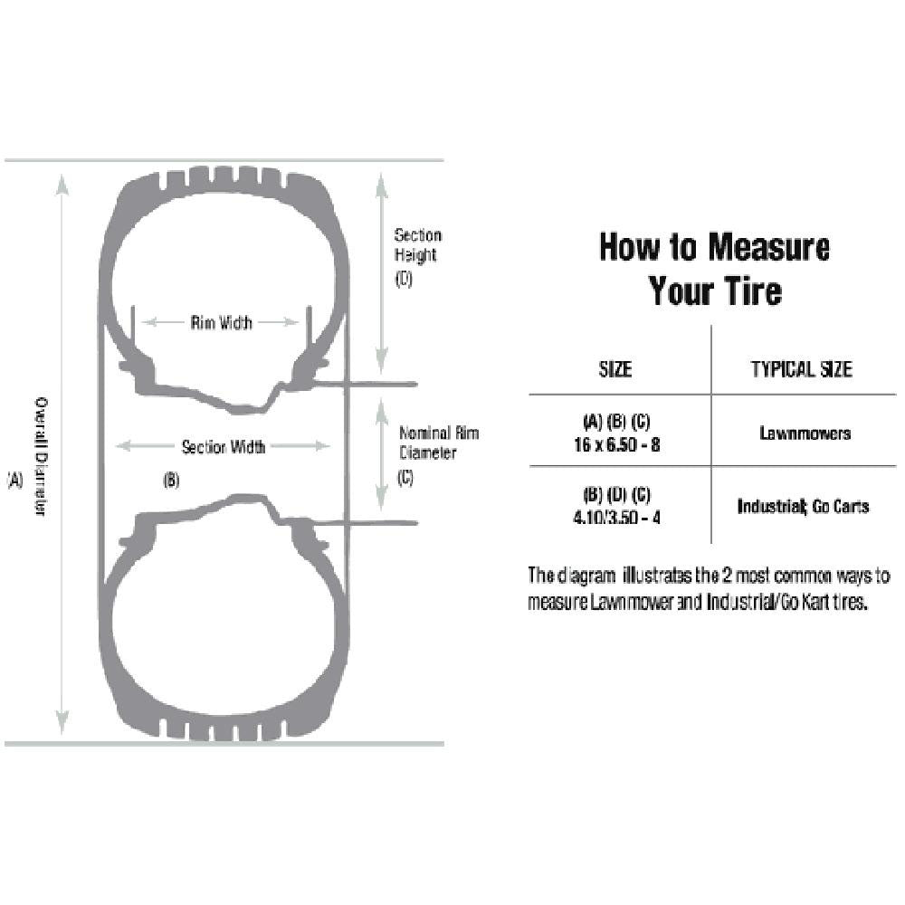 B1SUT39 TIRE-SMOOTH, 13X5X6, 4 PLY