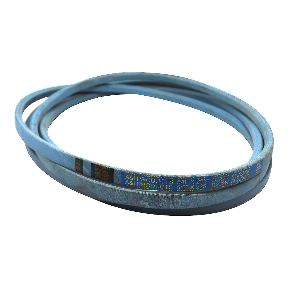 A-B222K-AI Made With Aramid Blue V-Belt (5/8" X 225" )