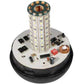 A-BLA9810-AI Beacon, 80 LED, AMBER, Pipe Type Flexible Rubber Base